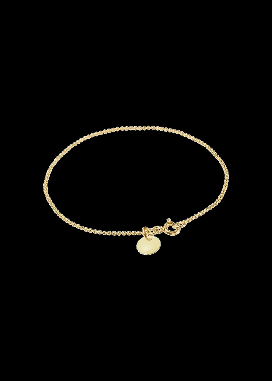 Hot Vanilia Enamel Armband Ball Chain Beige