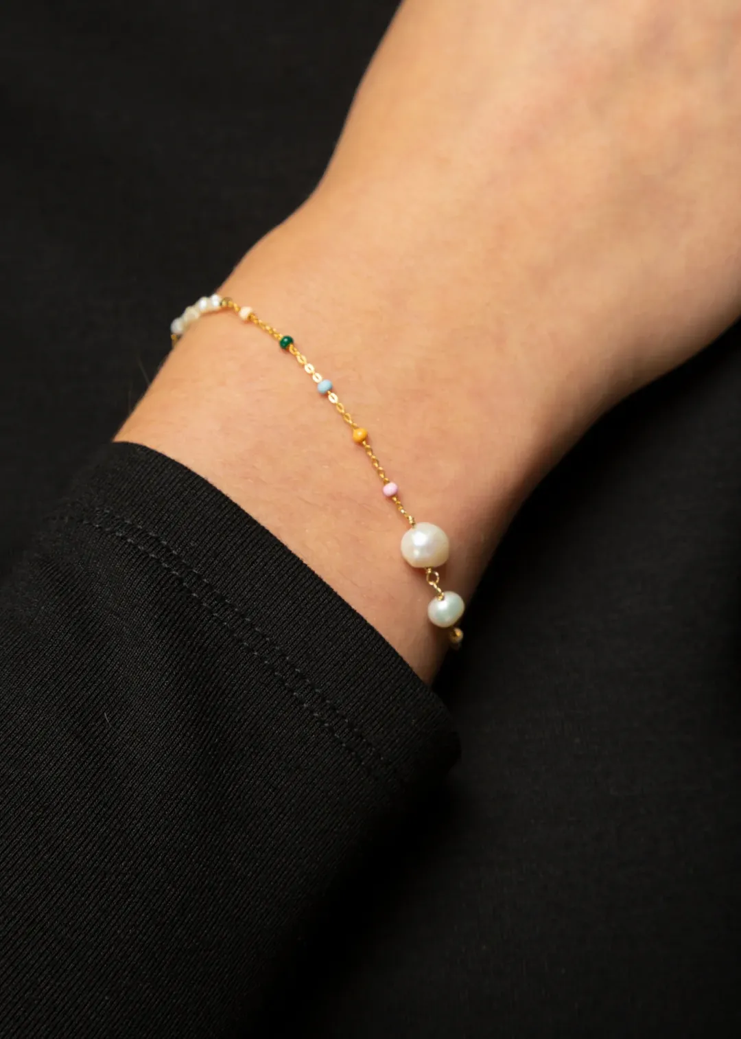 Shop Vanilia Enamel Armband Lola Perla Dreamy Pearl