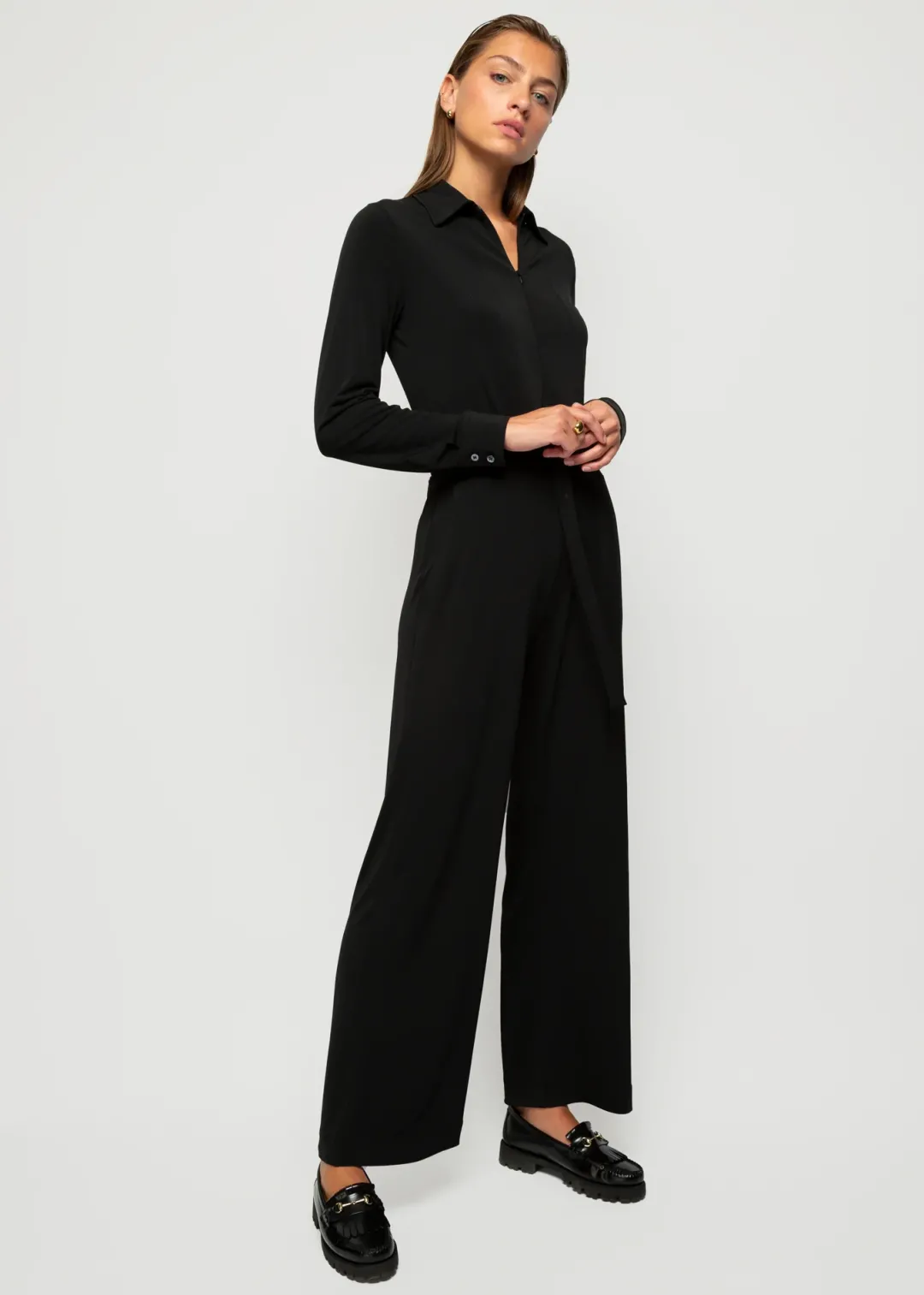 Sale Vanilia Jumpsuit Mit Langen Armeln Schwarz