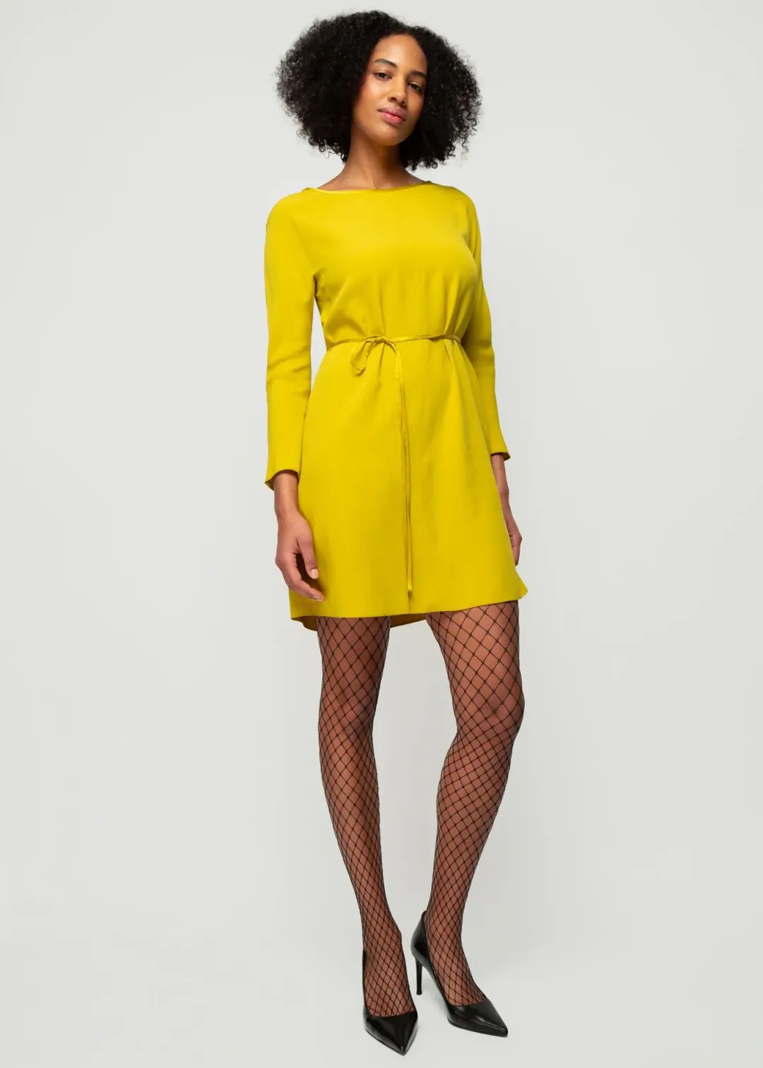 Flash Sale Vanilia Kleid Aus Viskose Golden Lemon