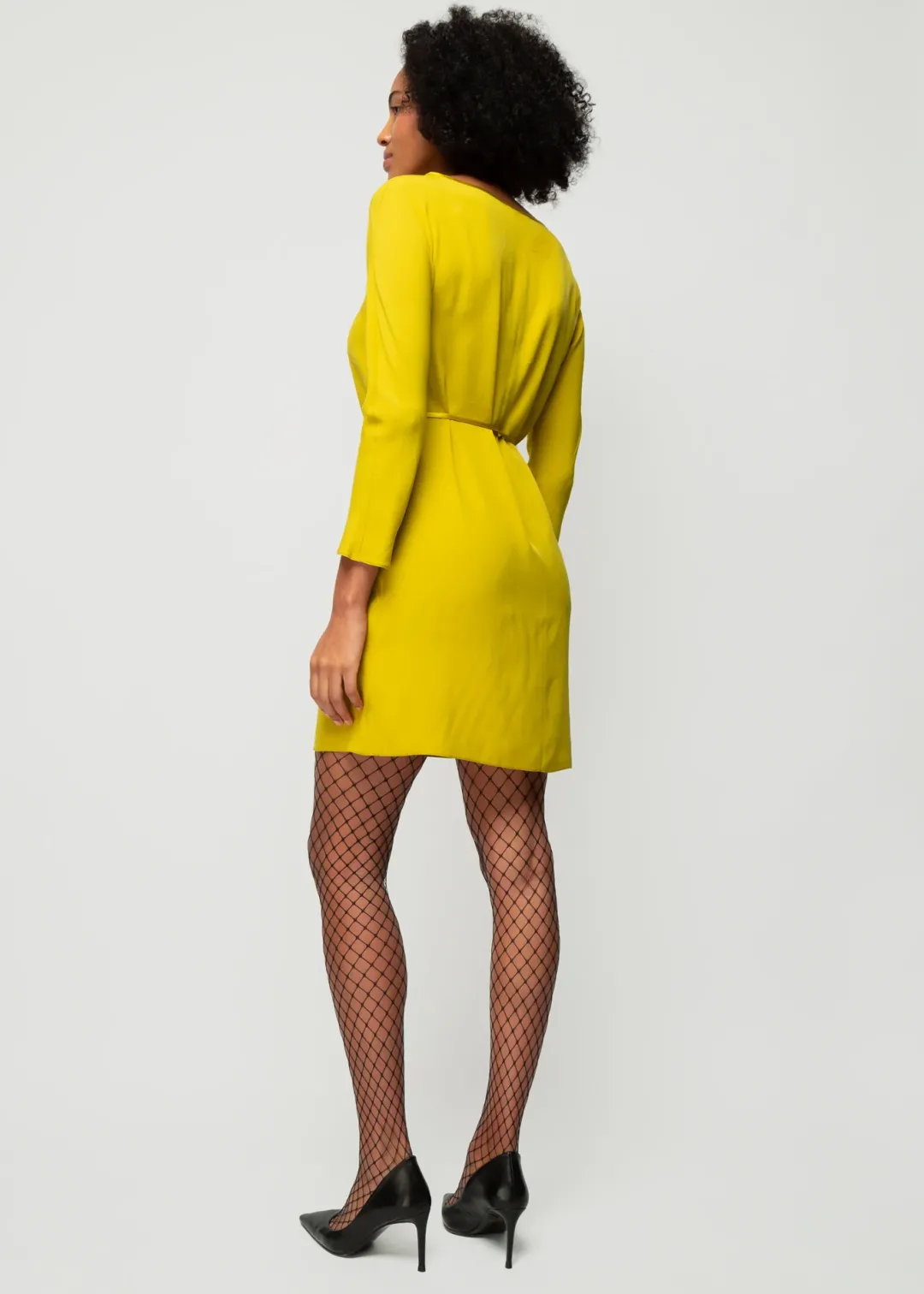 Flash Sale Vanilia Kleid Aus Viskose Golden Lemon