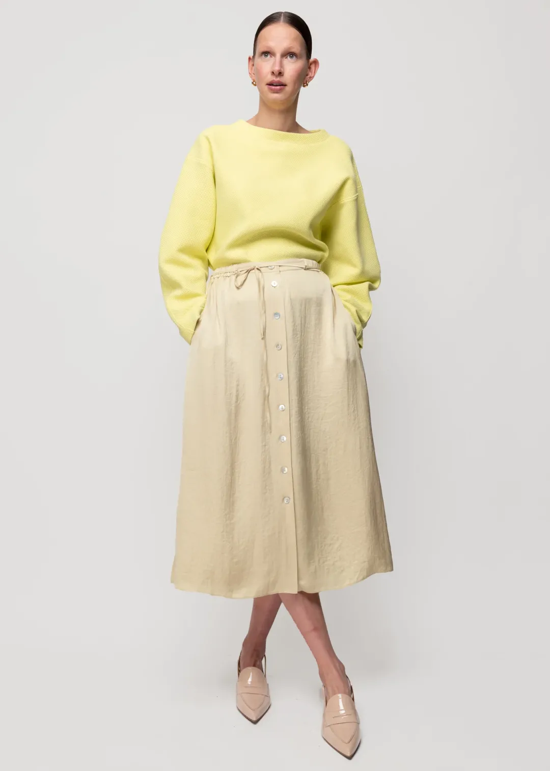 Best Vanilia Oversized Struc Pullover Sunny Lime