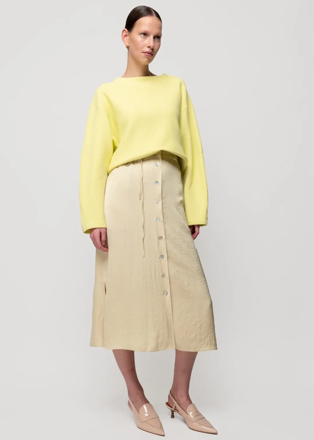 Best Vanilia Oversized Struc Pullover Sunny Lime