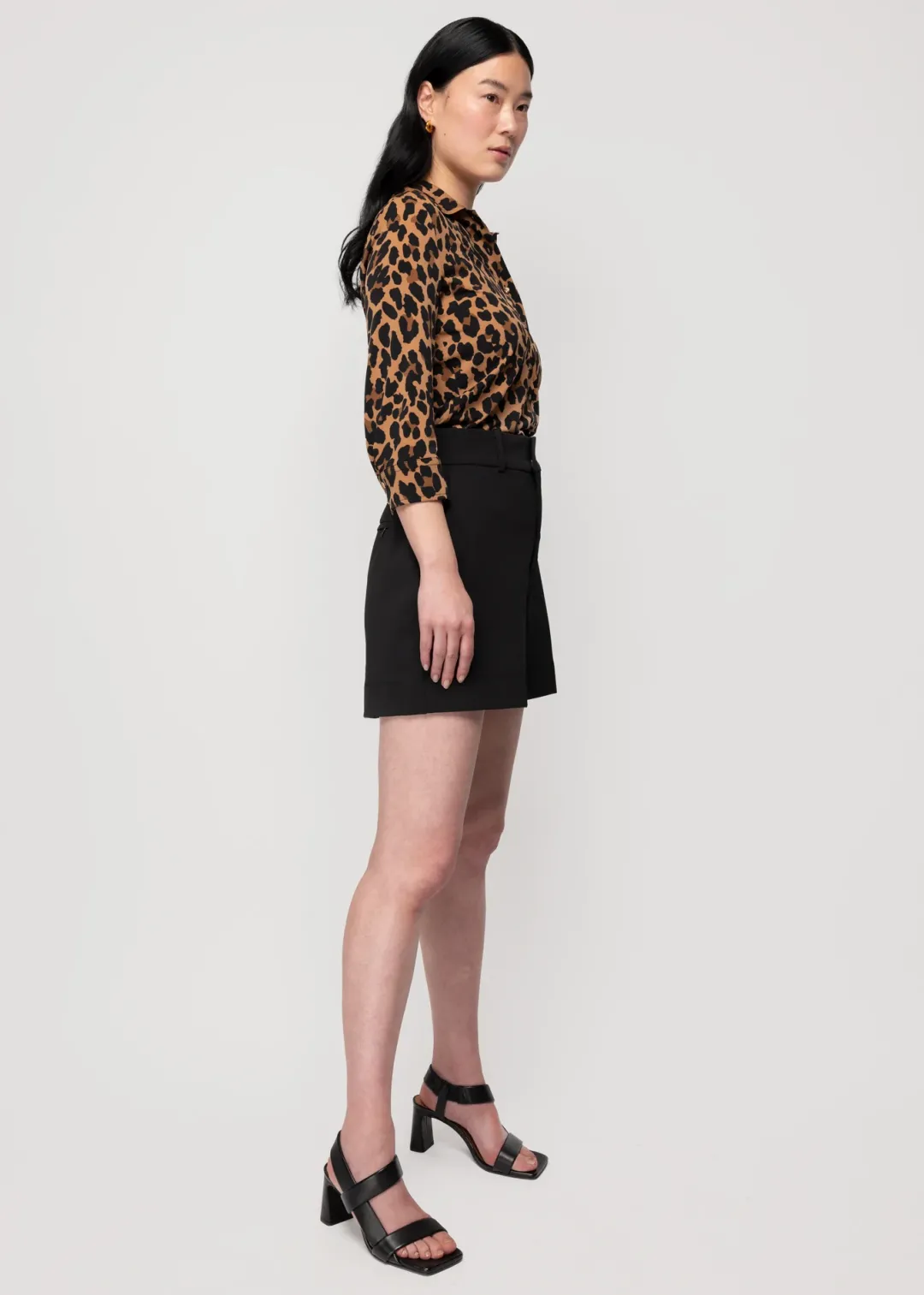 Sale Vanilia Tricot-Poloshirt Leopard New Camel/ Black